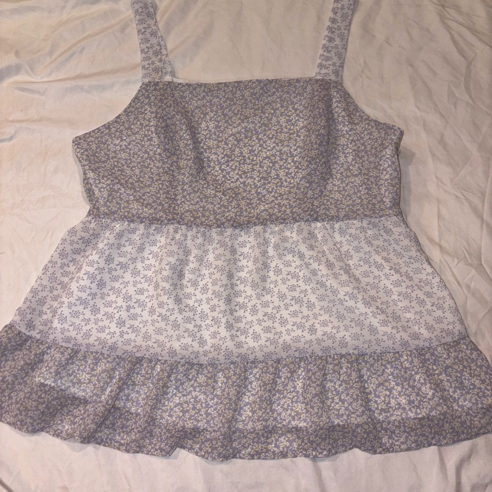 Paper Crane Lavender Floral Blouse